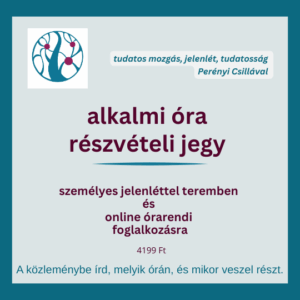 Alkalmi órajegy termi és online órákra.