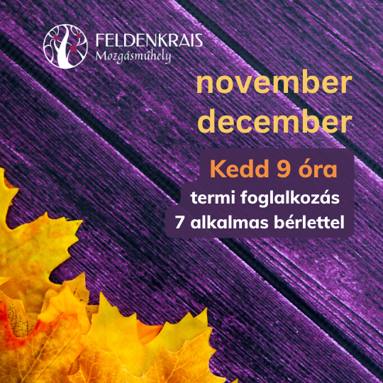 KEDD 9:00 óra, november-december, termi órabérlet.