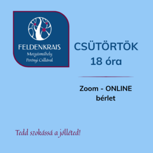 Csütörtök 18 óra🌟ONLINE-ZOOM bérlet- január-február.