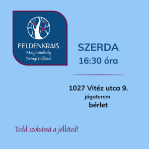 Szerda 16:30-17:30 óra_termi óra Budán.