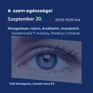 A szem mozgása szervezi a mozgást!