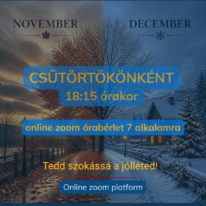 Csütörtök 18:15 ONLINE ÓRA novembertől